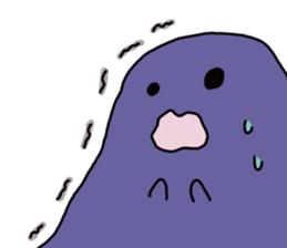 Cute ghost! sticker #1724655