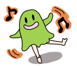 Cute ghost! sticker #1724663