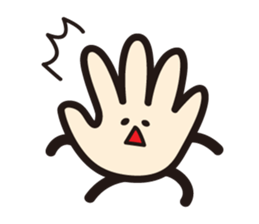 Super Hand man sticker #1724844