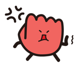 Super Hand man sticker #1724857