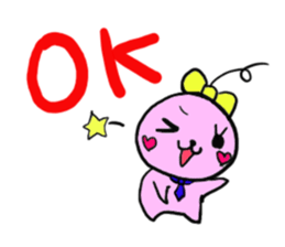 Pretty alien sticker #1724934