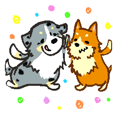 cute cute dog sticker