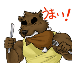 Daily life of Therianthropes sticker #1725515