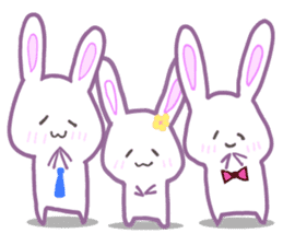 Adorable Rabbit Family sticker #1725572