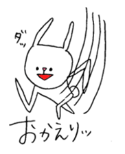 The sassy rabbit. sticker #1726971