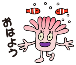 Sea anemone/ISOGIN-CHAN sticker #1727345