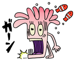 Sea anemone/ISOGIN-CHAN sticker #1727357