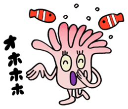 Sea anemone/ISOGIN-CHAN sticker #1727363
