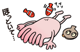 Sea anemone/ISOGIN-CHAN sticker #1727367