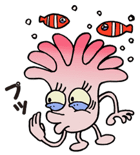 Sea anemone/ISOGIN-CHAN sticker #1727369