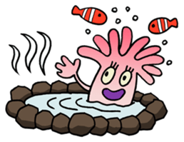 Sea anemone/ISOGIN-CHAN sticker #1727382