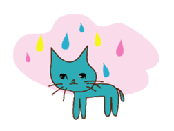 Colorful Meowland sticker #1728701