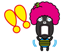 Afro hair Mr.Bobo sticker #1728902