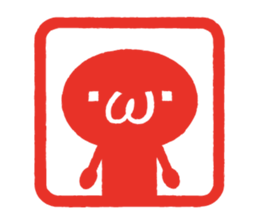 'KAOMOJI-SAN' Hanko Sticker sticker #1729753