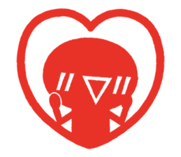 'KAOMOJI-SAN' Hanko Sticker sticker #1729770