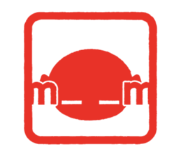 'KAOMOJI-SAN' Hanko Sticker sticker #1729777