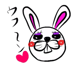 Yasagure rabbit sometimes Bear sticker #1730468
