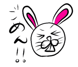 Yasagure rabbit sometimes Bear sticker #1730469