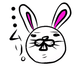 Yasagure rabbit sometimes Bear sticker #1730470