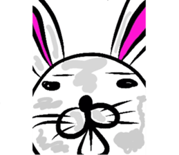 Yasagure rabbit sometimes Bear sticker #1730472