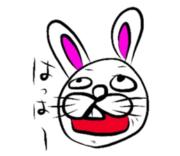 Yasagure rabbit sometimes Bear sticker #1730477