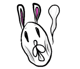 Yasagure rabbit sometimes Bear sticker #1730486