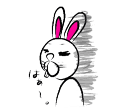 Yasagure rabbit sometimes Bear sticker #1730488