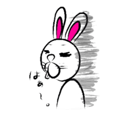 Yasagure rabbit sometimes Bear sticker #1730488