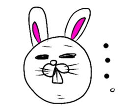 Yasagure rabbit sometimes Bear sticker #1730495