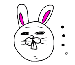 Yasagure rabbit sometimes Bear sticker #1730495