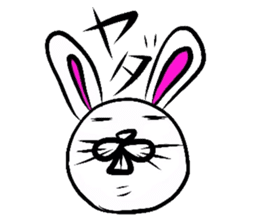 Yasagure rabbit sometimes Bear sticker #1730496