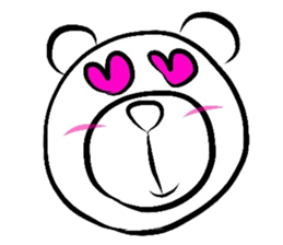 Yasagure rabbit sometimes Bear sticker #1730500