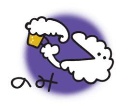 Puffy Cloud sticker #1730617