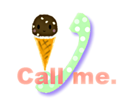 pretty ice cream sticker #1731111