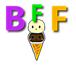 pretty ice cream sticker #1731117