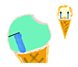 pretty ice cream sticker #1731122