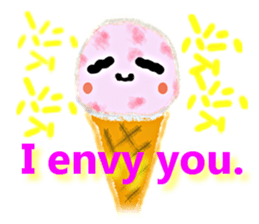 pretty ice cream sticker #1731124