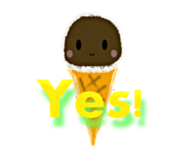 pretty ice cream sticker #1731125