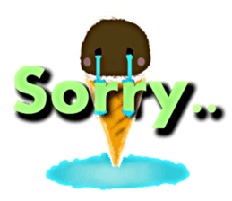 pretty ice cream sticker #1731130