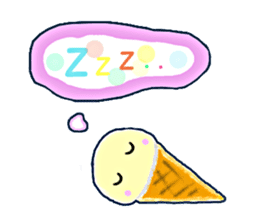 pretty ice cream sticker #1731136