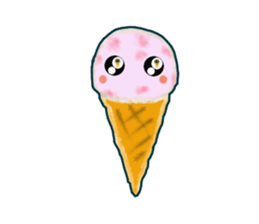 pretty ice cream sticker #1731139