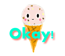 pretty ice cream sticker #1731142