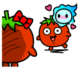 Sticker of perverse tomatoes sticker #1731155