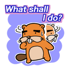 VIVA VIVA BEAVER and HIPPO sticker #1731270