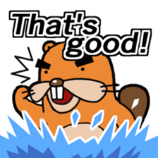 VIVA VIVA BEAVER and HIPPO sticker #1731272