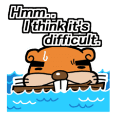 VIVA VIVA BEAVER and HIPPO sticker #1731282