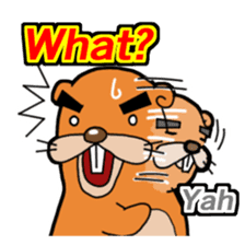 VIVA VIVA BEAVER and HIPPO sticker #1731284