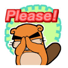 VIVA VIVA BEAVER and HIPPO sticker #1731290