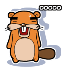 VIVA VIVA BEAVER and HIPPO sticker #1731294