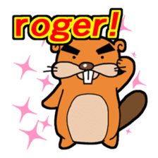 VIVA VIVA BEAVER and HIPPO sticker #1731300